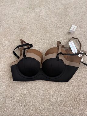 Strapless Convertible Push up Bra - Size 34